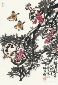 中国美协会员山东著名画家枣庄美协副主席仇顺廷花鸟作品保真终身。有出版画集，尺寸69/45。托片。品相完整全新。