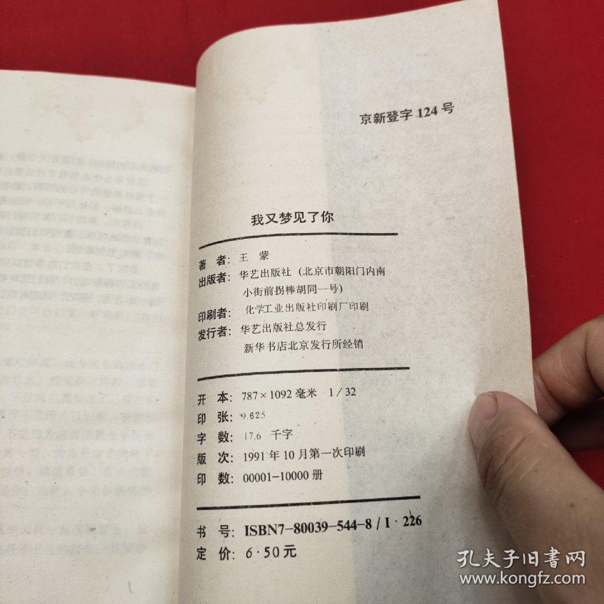 我又梦见了你：中国当代著名作家新作大系