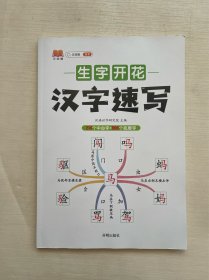 生字开花汉字速写 小学生汉字速记思维导图一二三四五六年级儿童趣味识字书学生学字练习册语文生字预习卡（2本）