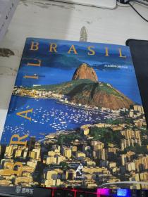 二手画册 BRASIL（巴西风情）扉页有字迹