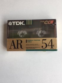 全新TDKAR54.一类空白带.卡带磁带