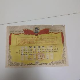 1968年江苏省淮阴中学毕业证