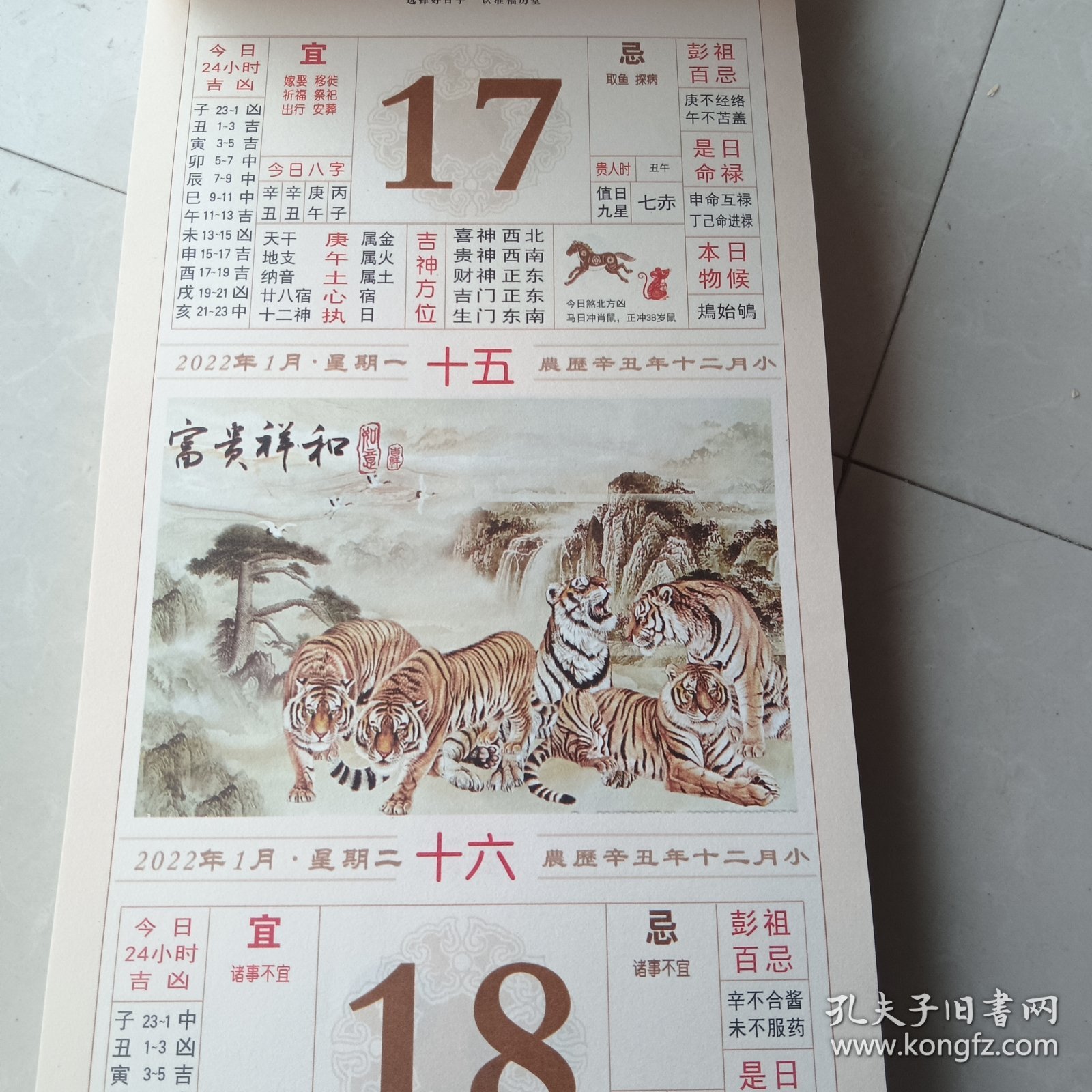 点击查看原图 金虎旺运-中国画名家虎年绘画精品鉴赏2022(365页)