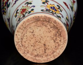 明宣德年五彩凤纹梅瓶30*18m