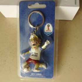 2018 俄罗斯世界杯 吉祥物 3D钥匙扣