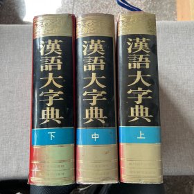 汉语大字典（上中下）全三册