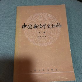 中国新文学史初稿（下）