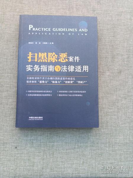 扫黑除恶案件实务指南与法律适用