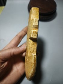 高古玉鸡骨白玉佩