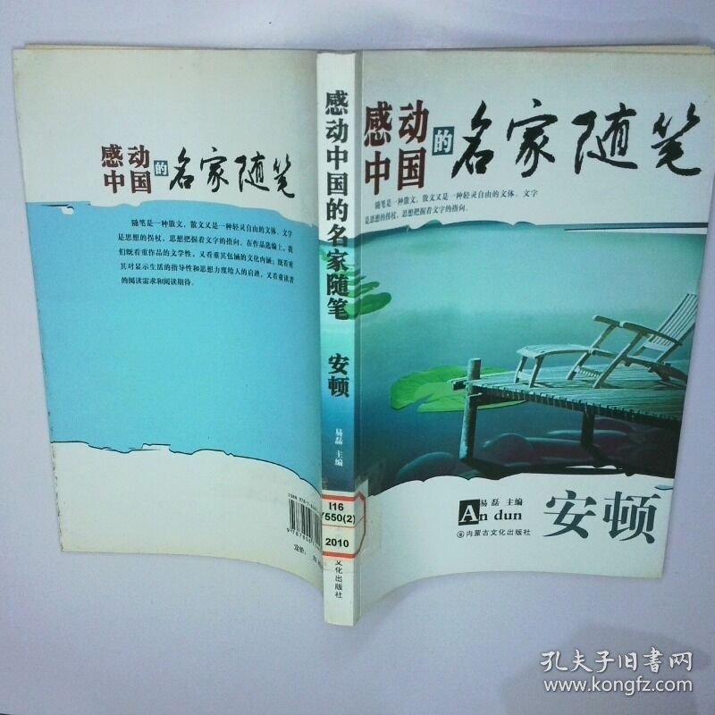 感动中国的名家随笔 安顿 二手书实拍图