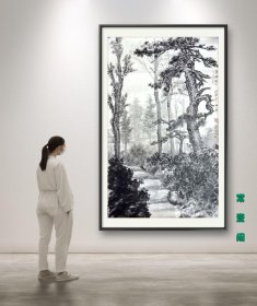 【收藏级精品·终身保真】近代著名女作家、画家、民国文坛三才女之一 凌淑华 绘画作品