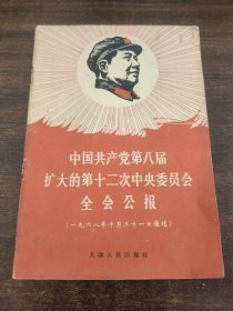 中国共产党第八届扩大的第十二次中央委員会全会公报