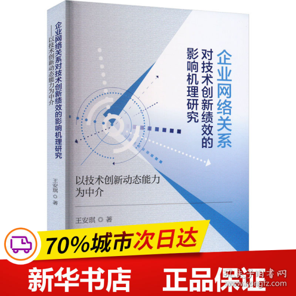 企业网络关系对技术创新绩效的影响机理研究