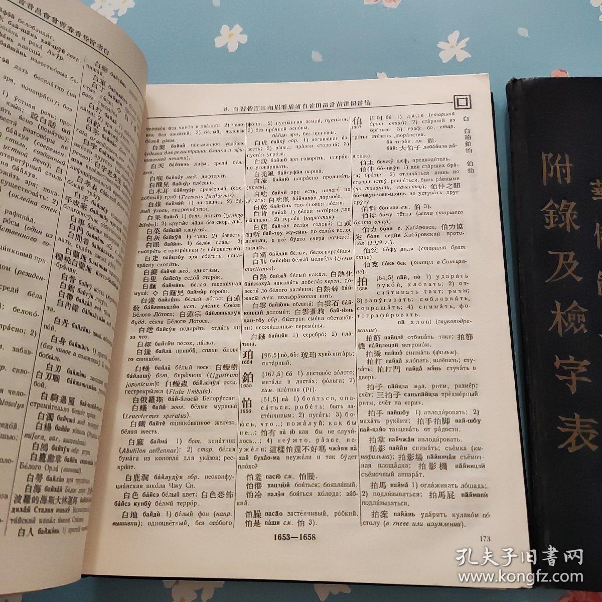华俄辞典 + 华俄附录及检字表 修正二版增订本