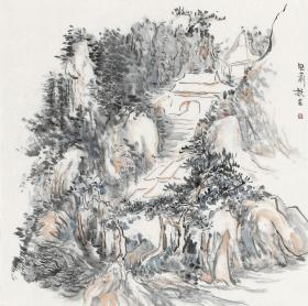 河北美协田肃小精品山水

田肃，1955年生于石家庄，祖籍甘肃临洮，1977年毕业于河北唐山陶瓷工业学校，2008年结业于中国艺术研究院贾又福山水画工作室研究生课程精英班，国家一级美术师。河北省美协会员。石家庄市美协理事，河北省美术理论研究会副会长，河北画院国画院研究员。