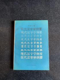 现代汉字学纲要