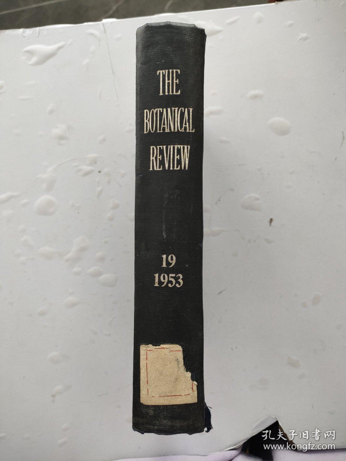 外文版 英文版 植物学评论第十九卷（1953年）硬精装16k  外品如图所示  内页无写划 好品