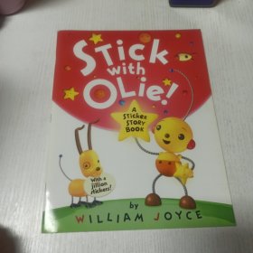 迪士尼出品，英文原版Rolie Polie Olie Stick with Olie A Sticker Storybook奥利棒与奥利贴纸故事书