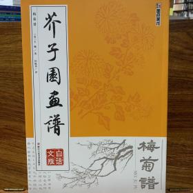 墨点字帖芥子园画谱（白话文版） 梅菊谱