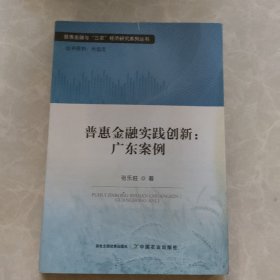 普惠金融实践创新--广东案例/普惠金融与三农经济研究系列丛书