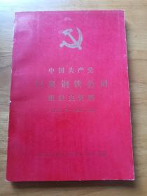 阳泉钢铁公司组织史料（1927.2～1987.10  少见）