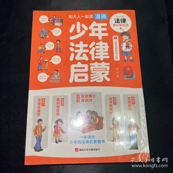 和大人一起读漫画少年法律启蒙全套4册