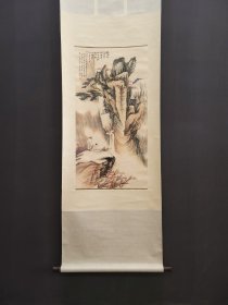 精品纸本人物立轴 规格画心46x90cm