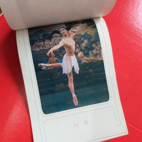 年历缩样 1986 32开 50多页 纸张油亮