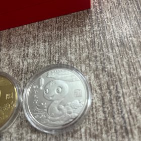 蛇年大吉 已巳年 纪念币 纪念章 2，一套2枚，品佳