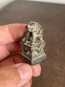 瑞兽钮铜印坯印章料纯铜文房