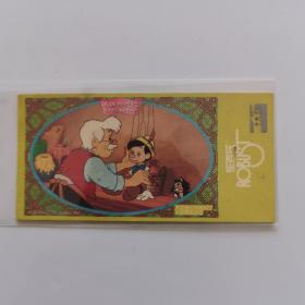 90年代 美品 乐百氏迪士尼经典故事人物 奖卡（珍藏卡）木偶奇遇记50，为保护卡片，只走快递，见谅，售出不争议