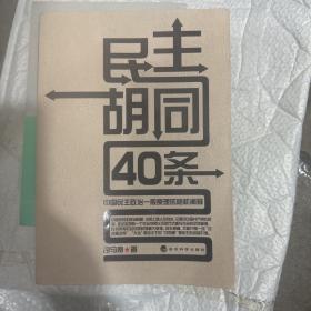 民主胡同40条：中国民主政治一般原理的随机阐释