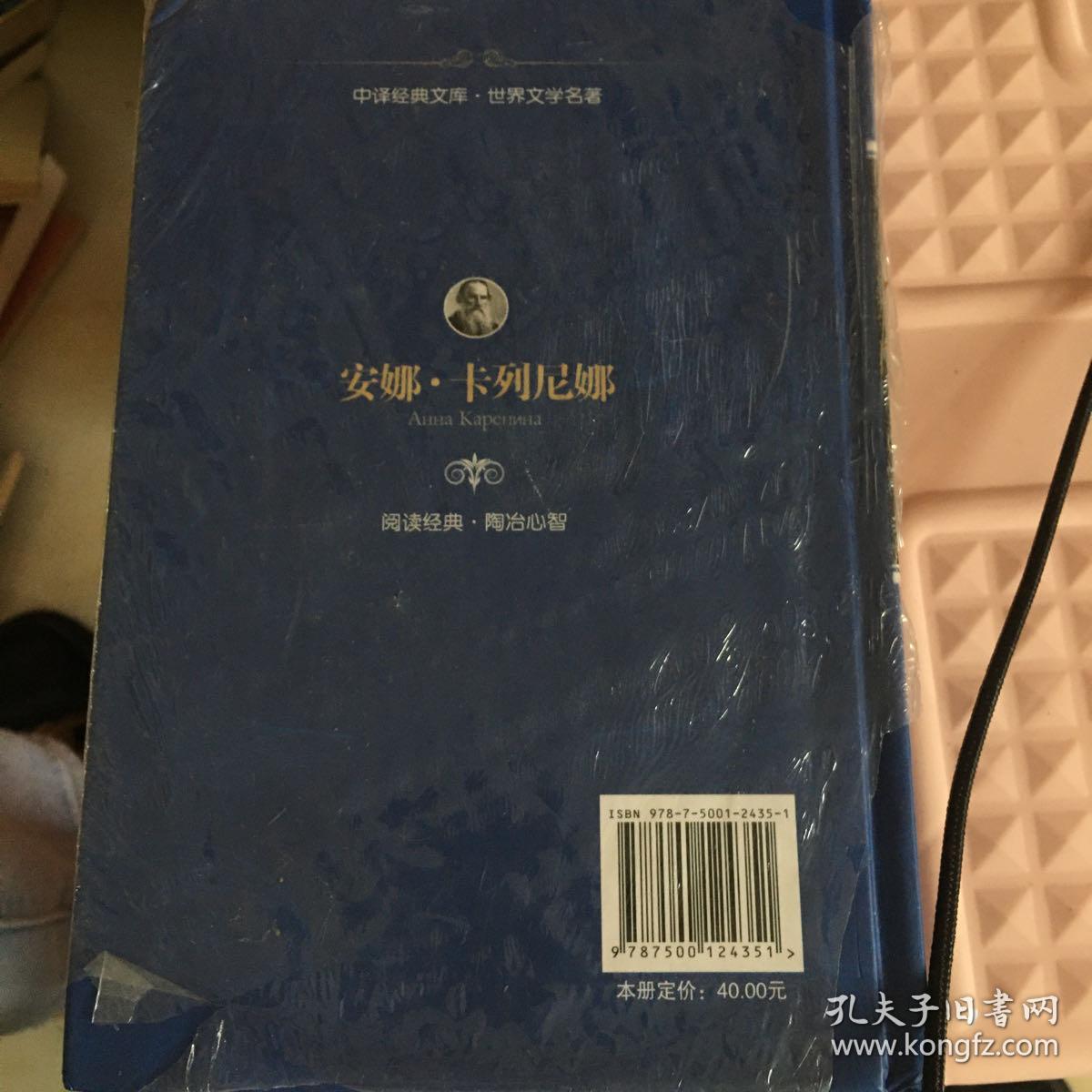 中译经典文库·世界文学名著：安娜·卡列尼娜（全译本）