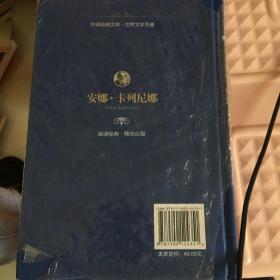 中译经典文库·世界文学名著：安娜·卡列尼娜（全译本）