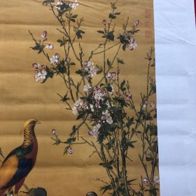郎世宁-作品（印刷品）【59】褶皱、破损