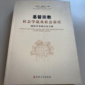 基督宗教社会学说及社会责任:国际学术研讨会文集