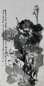 【保真字画，得自画家本人】魏之伦137X68cm！
      笔名：垠隆，男，汉族，1965年9月生于阳谷县中医世家，自幼喜读书、酷爱国画。中国收藏家协会会员、中国书法家协会会员、中国城市科学研究会会员、中国企业文化研究会会员、中国诗酒文化协会常务理事、中华诗词学会会员、中国历史博物馆艺术指导、客座教授、山东省美术家协会理事、山东省国画院副院长兼秘书长、聊城市美术家协会主席