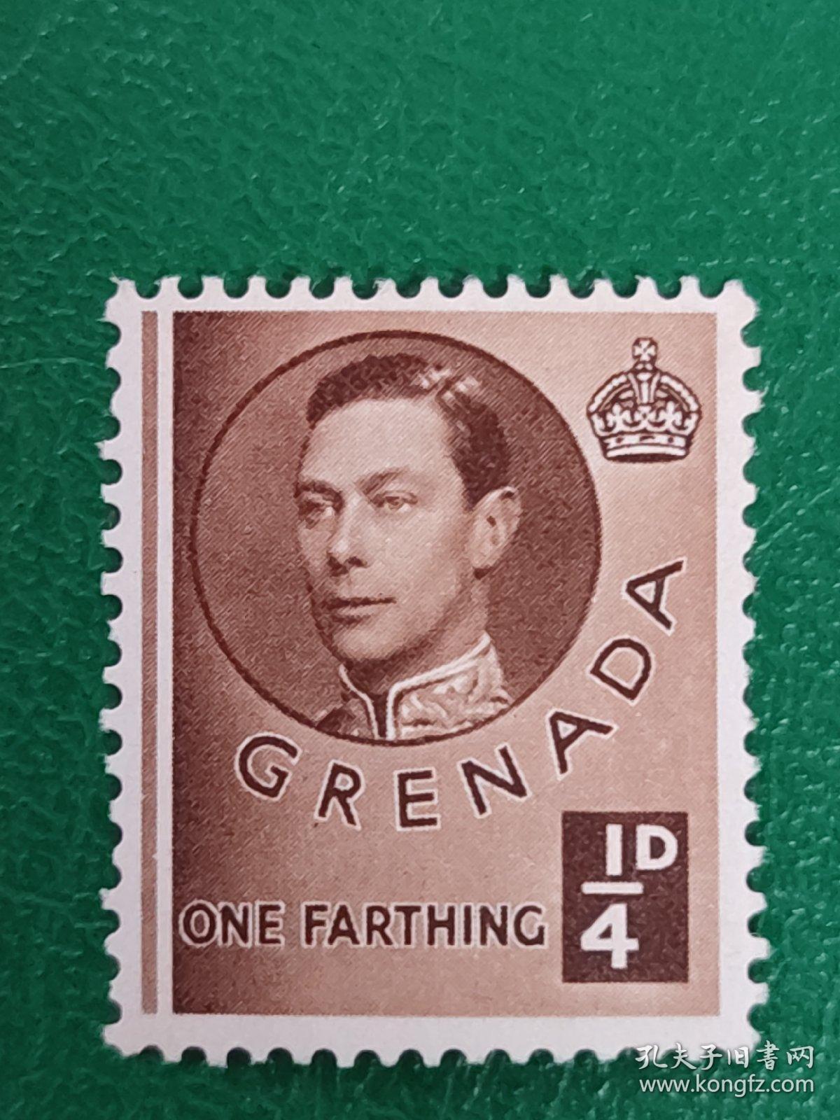 格林纳达邮票 1937年殖民地风光-乔治六世 1枚新