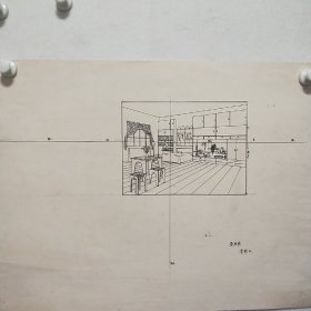 著名画家、北京大学数字艺术系教授李维红线描画