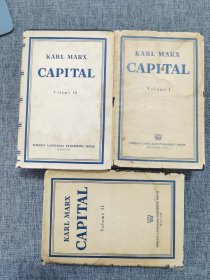 KARL MARX CAPITAL （资本论 英文版 全三卷）