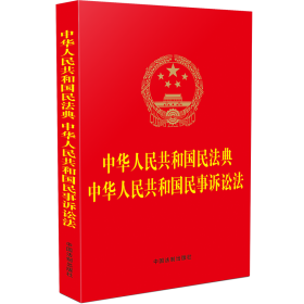 中华共和国民法典 中华共和国民事诉讼法 法律单行本 中国法制出版社 新华正版