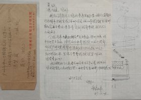 中央美院的缔造者和重要创始人之一，中国近现代美术史上杰出的巨匠，著名美术教育家宋步云之女宋高坪致吴欣信札及手递封