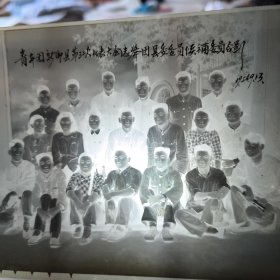 底片 1956年青年团新乡县第三次代表大会选举团县委委员候补委员合影