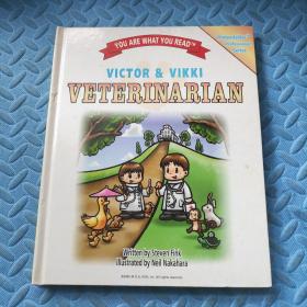 英文原版 少儿绘本故事 Victor & Vikki Veterinarian 维克多和维姬兽医