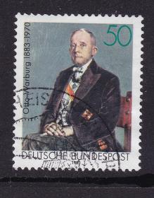 联邦德国西德1983年邮票1184奥托·华尔柏诞生100周年销