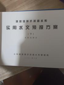 淮河流域淮河水系 实用水文预报方案（上下册）精装横8开 仅200套