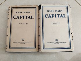 KARL MARX CAPITAL （资本论 英文版 全一二卷）以图片为主