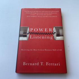 英文原版精装：power listening (聆听权力）