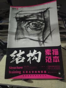 结构素描范本：石膏五官結構素描範本