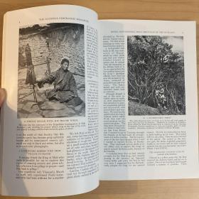 美国发货 national geographic美国国家地理1931年7月（品相非常好）中国内容，彩色图片，玛雅文化，花栗鼠，美国著名战场B